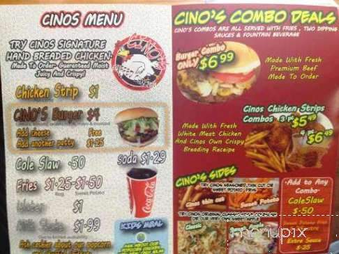Cinos chicken - Henderson, NV menu_pic