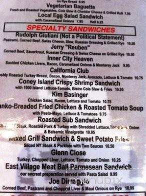 City Bistro - Hayward, CA menu_pic