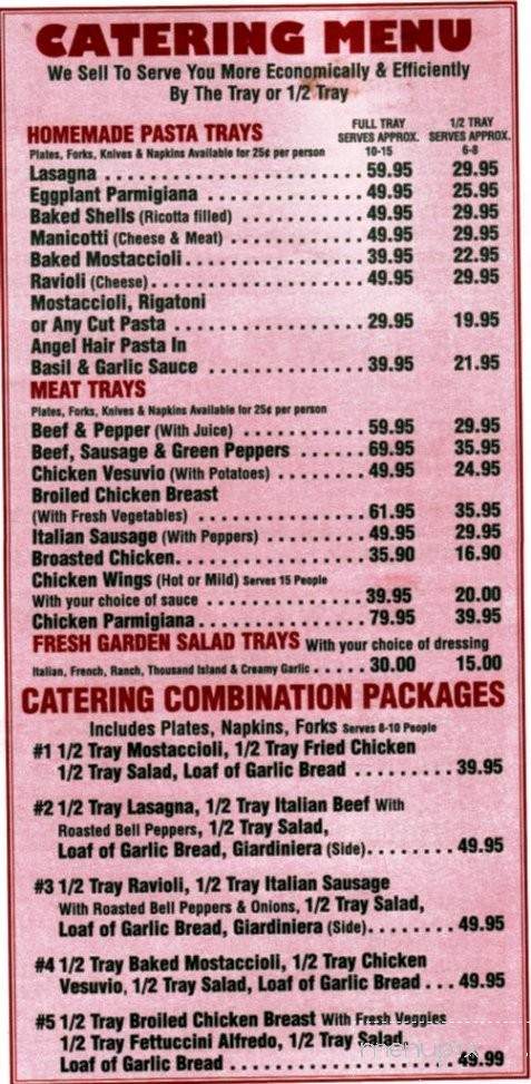 Crystal's - Calumet City, IL menu_pic