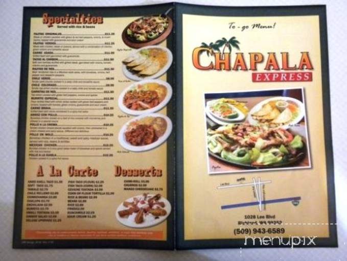 Chapala Express - Richland, WA menu_pic