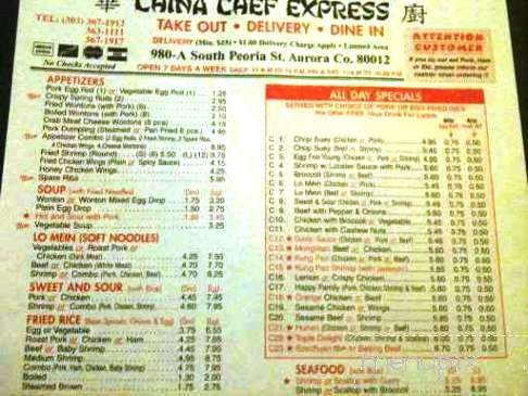 /5600962/China-Chef-Express-Aurora-CO - Aurora, CO