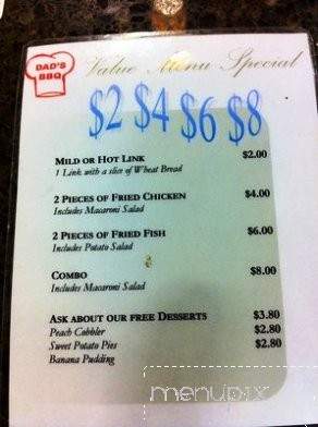 /5548852/Dads-Bbq-Menu-Pittsburg-CA - Pittsburg, CA