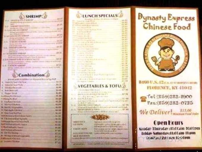 Dynasty Express - Florence, KY menu_pic
