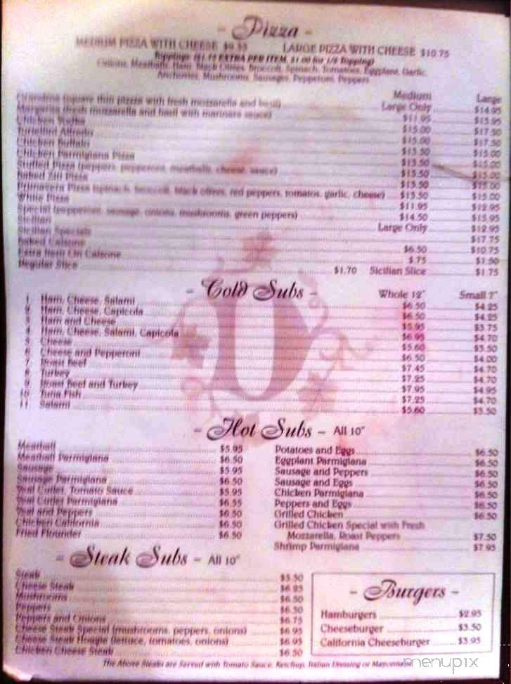 Dusal's Italian Restaurant - Freehold, NJ menu_pic