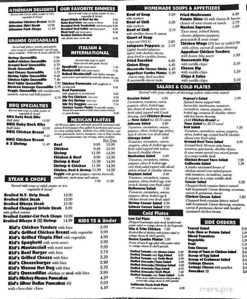 David's Restaurant - Asheboro, NC menu_pic