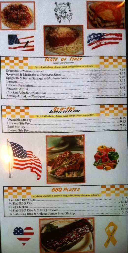Blueberry Hill Pancake House - Mooresville, IN menu_pic