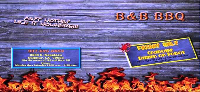 B B BBQ - Sulphur, LA menu_pic