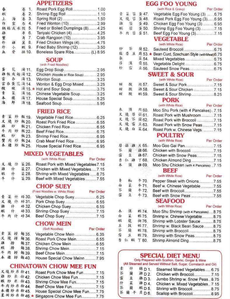 China One - Santa Maria, CA menu_pic