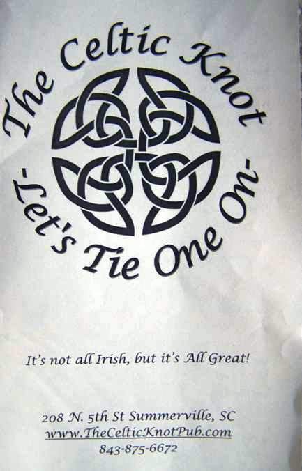 Celtic Knot - Summerville, SC menu_pic