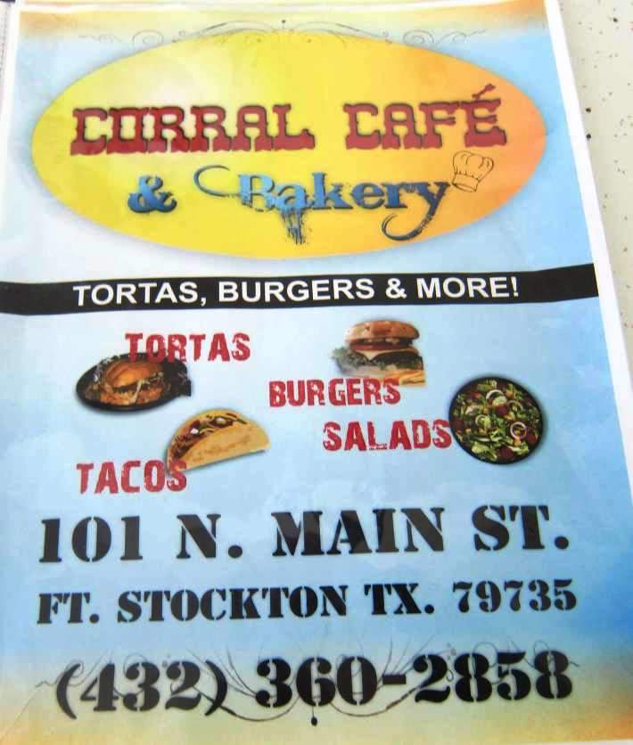 Corral Cafe - Fort Stockton, TX menu_pic