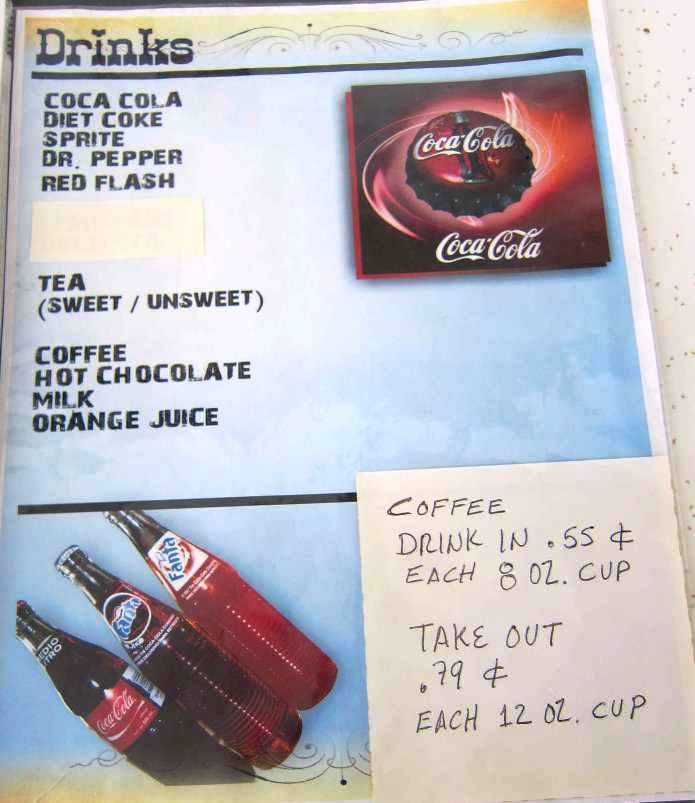 Corral Cafe - Fort Stockton, TX menu_pic