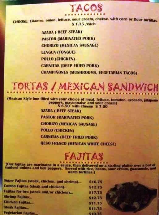 El Tequilas Mexican Restaurant - Melbourne, FL menu_pic