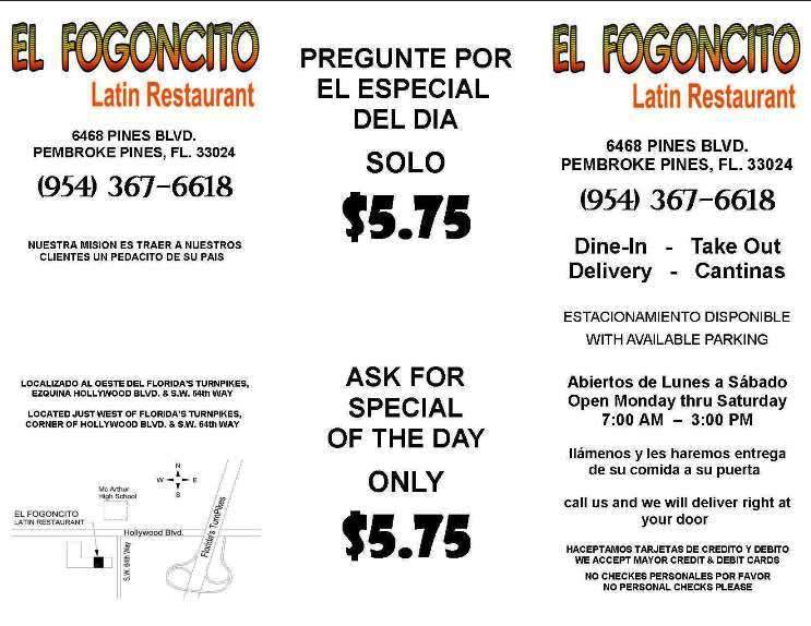 /380150095/El-Fogoncito-Latin-Restaurant-Pembroke-Pines-FL - Pembroke Pines, FL