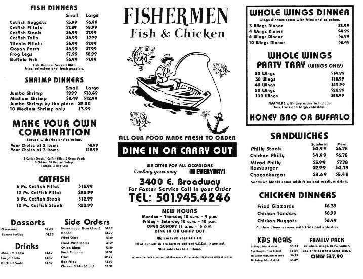 /380149480/Fishermen-Fish-and-Chicken-North-Little-Rock-AR - North Little Rock, AR