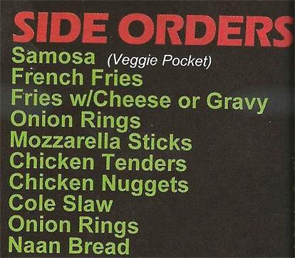 Flamingo Grill - Baltimore, MD menu_pic