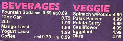 Flamingo Grill - Baltimore, MD menu_pic