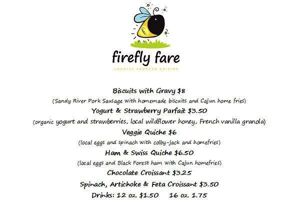 Firefly Fare - Roanoke, VA menu_pic