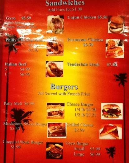 Goda Cafe - Minneapolis, MN menu_pic