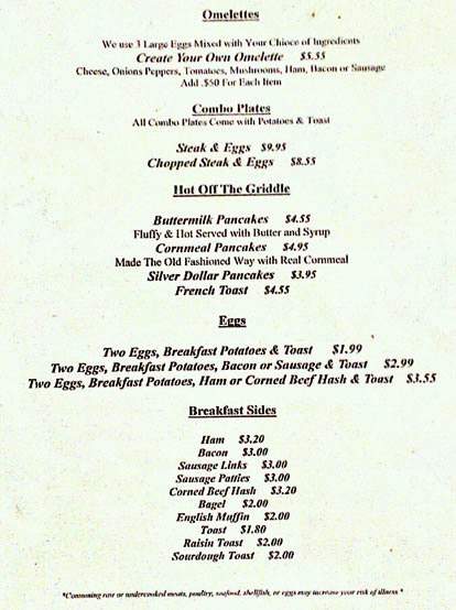 Grace Grill - Reynoldsburg, OH menu_pic