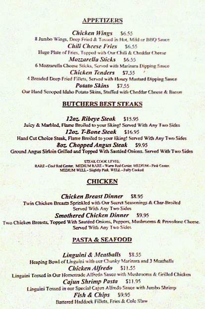 Grace Grill - Reynoldsburg, OH menu_pic