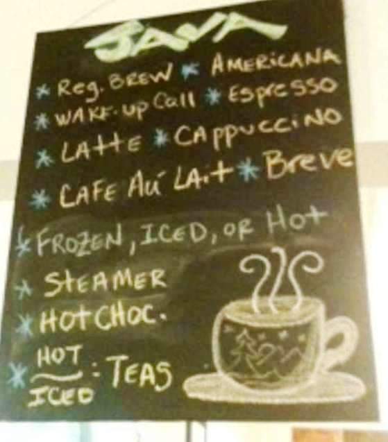 Higher Grounds Coffee House - Clinton, AR menu_pic