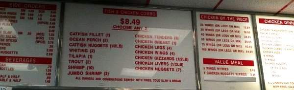 Hip Hop Fish Chicken - Towson, MD menu_pic