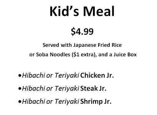Hibachi Company - Fuquay Varina, NC menu_pic