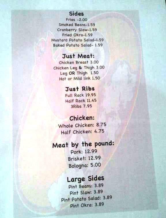 I'm A jerk too BBQ - Greenwood, AR menu_pic