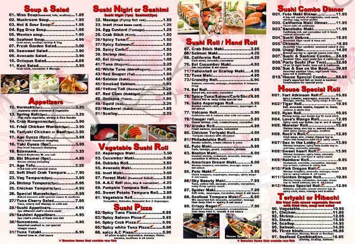 Kit Cho - Fort Atkinson, WI menu_pic