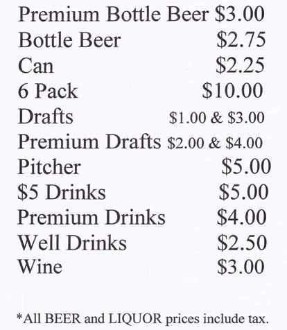 LaRay's - Litchfield, MI menu_pic