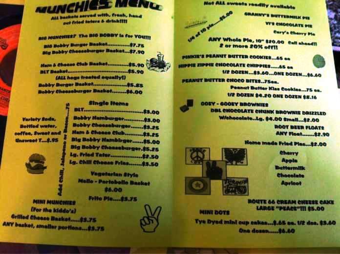 Munchies Diner - Abilene, TX menu_pic