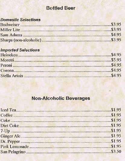 Pepinos Italian Kitchen - Burtonsville, MD menu_pic
