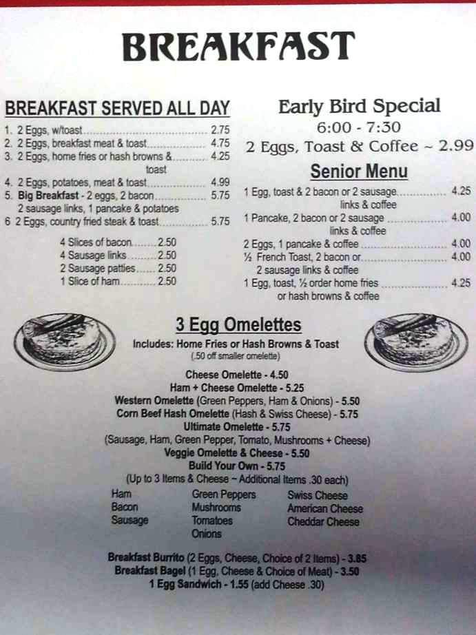 Paulette's Restaurant - Fostoria, OH menu_pic
