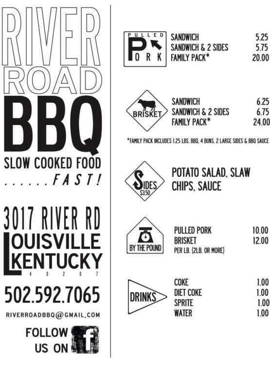 River Road BBQ - Louisville, KY menu_pic