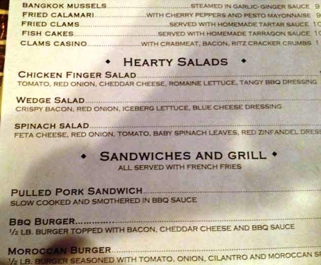 Rustic Table - Winthrop, MA menu_pic
