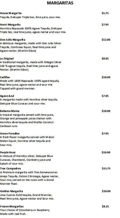 Red Iguana - Kingston, NH menu_pic