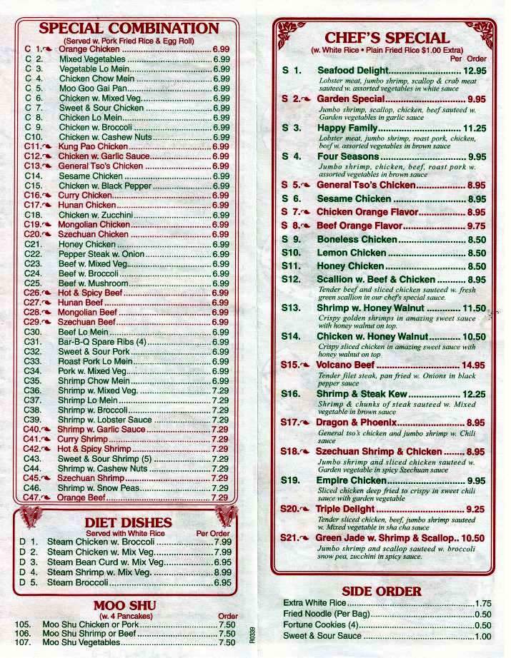 Rice King II - Alcoa, TN menu_pic