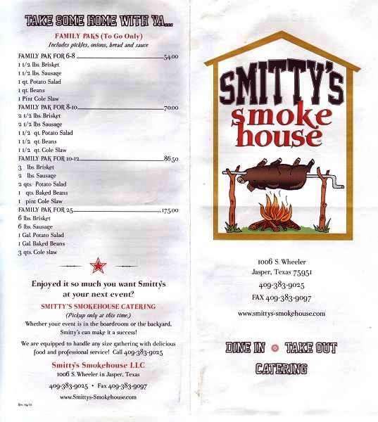 /380150791/Smittys-Smokehouse-Jasper-TX - Jasper, TX