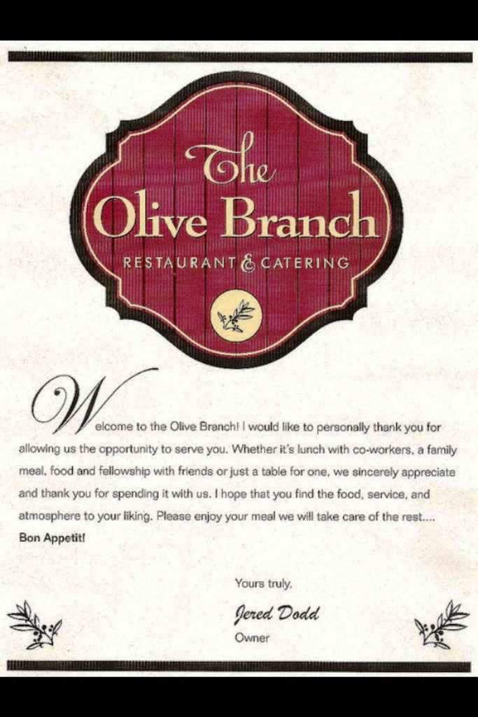 The Olive Branch - Jasper, AL menu_pic