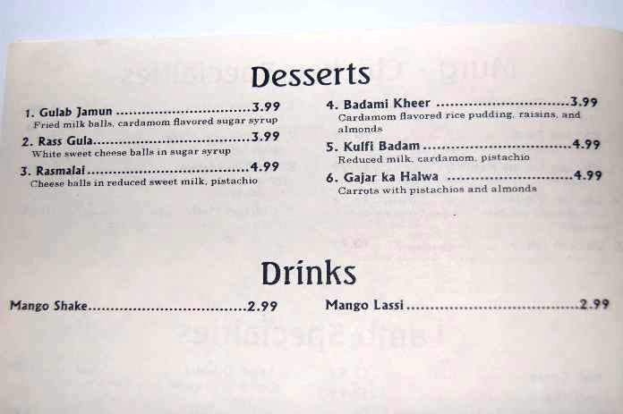 Taste of India - North Little Rock, AR menu_pic