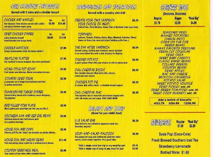 The Cheddar Biscuit - Valrico, FL menu_pic
