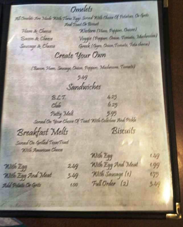 Triple Nickel Grill - Saucier, MS menu_pic