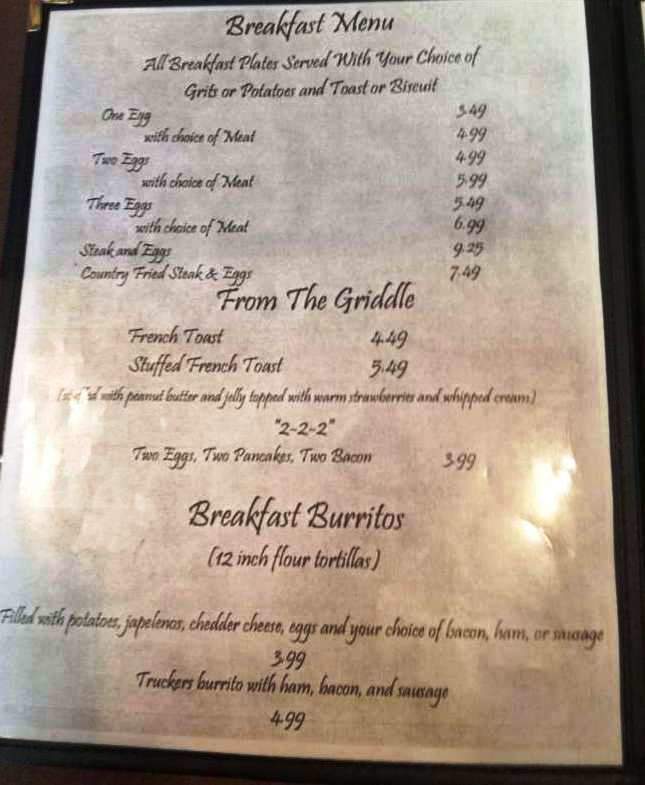 Triple Nickle Grill - Saucier, MS menu_pic