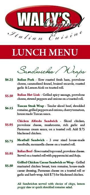 Wally's Original - Chester, IL menu_pic