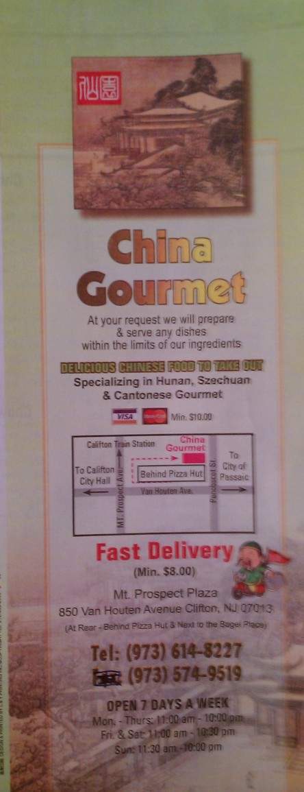 Clifton Chinatown Gourmet - Clifton, NJ menu_pic