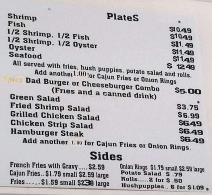 Ben's Deli - Gulfport, MS menu_pic