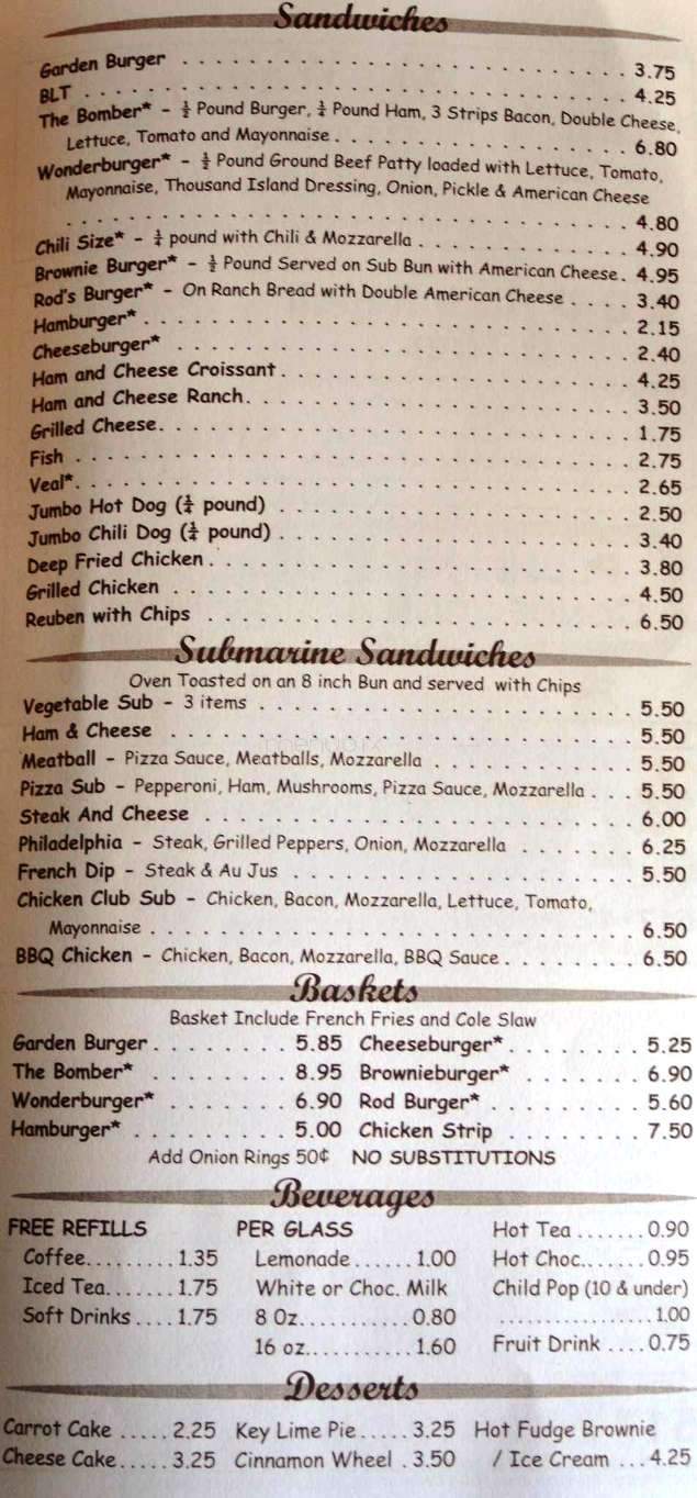 Brownie's House Of Pizza - Tecumseh, MI menu_pic