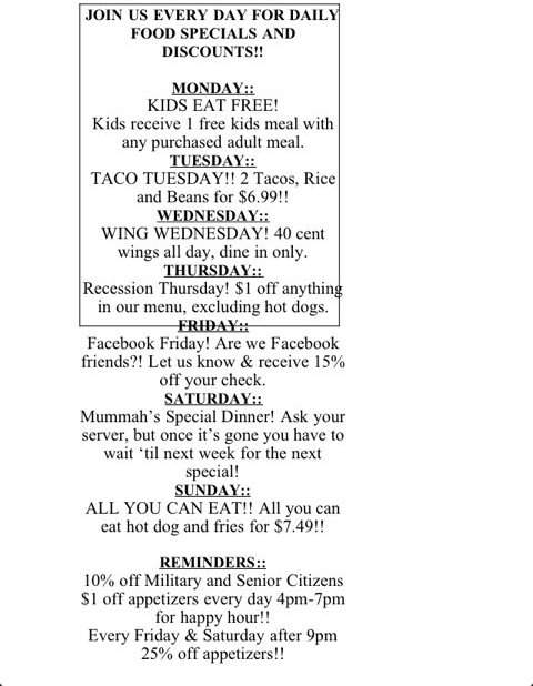 Burger Joint - Sanford, ME menu_pic