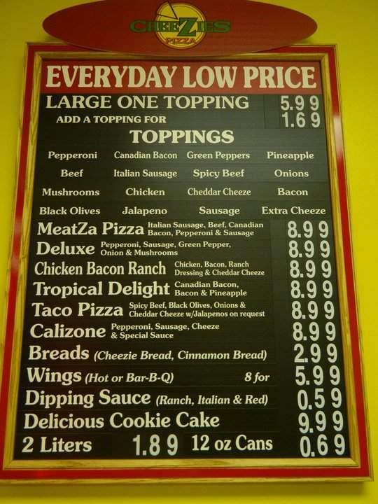 CheeZies Pizza - Blue Springs, MO menu_pic