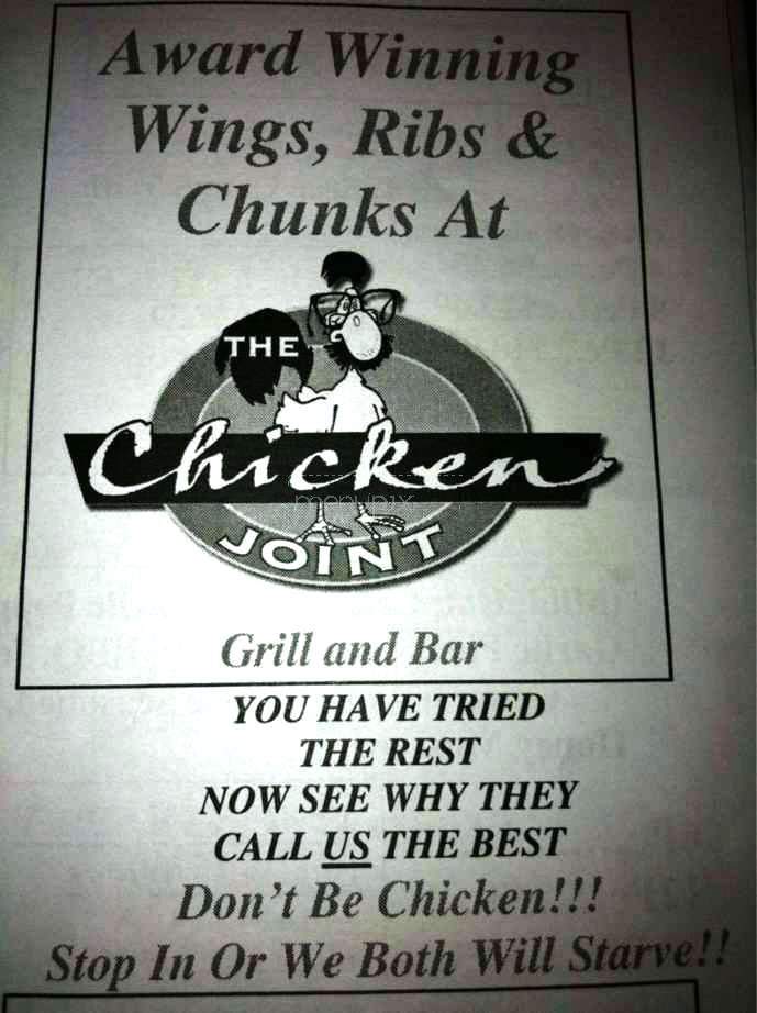 Chicken Joint - Berlin, CT menu_pic